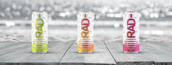 Aldi commercialise RAD, un hard seltzer espagnol
